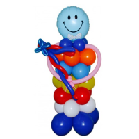 Фигура из шариков "Веселый клоун" (1,5 метра)